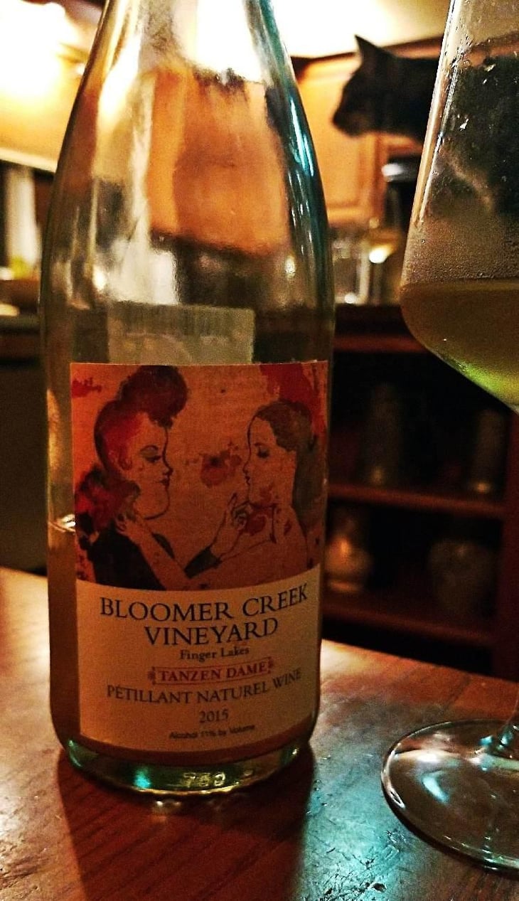 Petillant Naturel - Riesling - Bloomer Creek Vineyard - Kim Engle & Debra Bermingham 