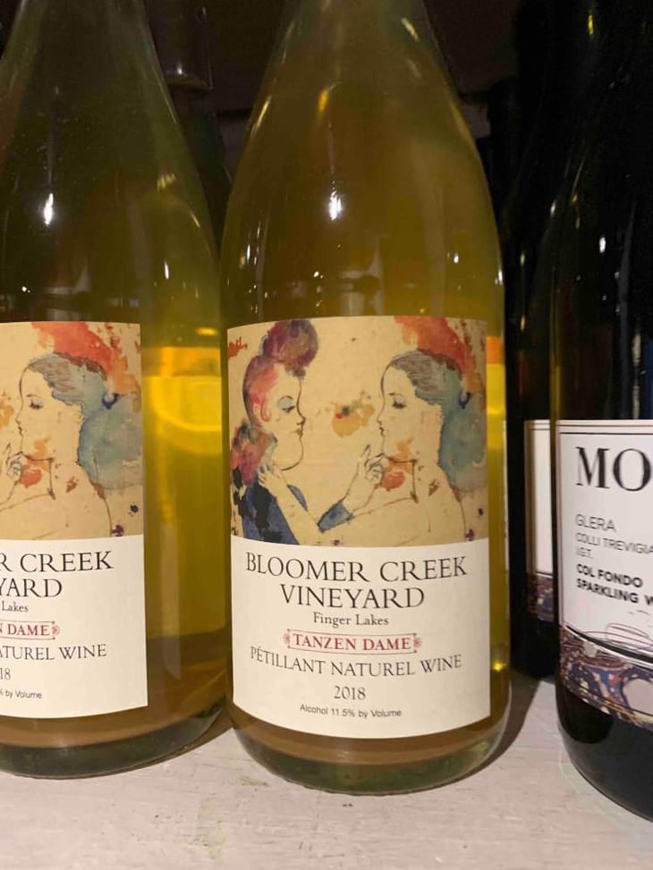 Petillant Naturel - Riesling - Bloomer Creek Vineyard - Kim Engle & Debra Bermingham 