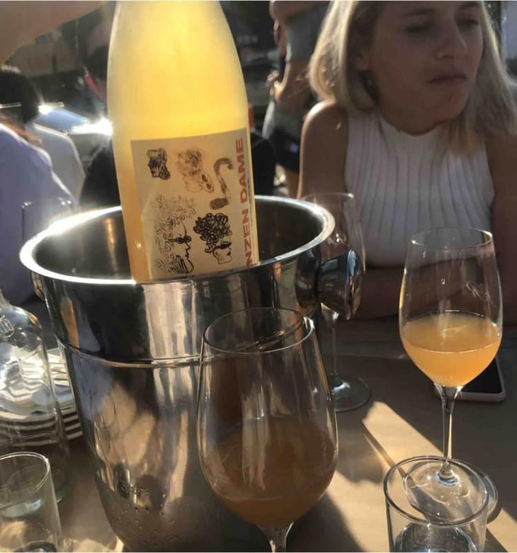 Petillant Naturel - Riesling - Bloomer Creek Vineyard - Kim Engle & Debra Bermingham 