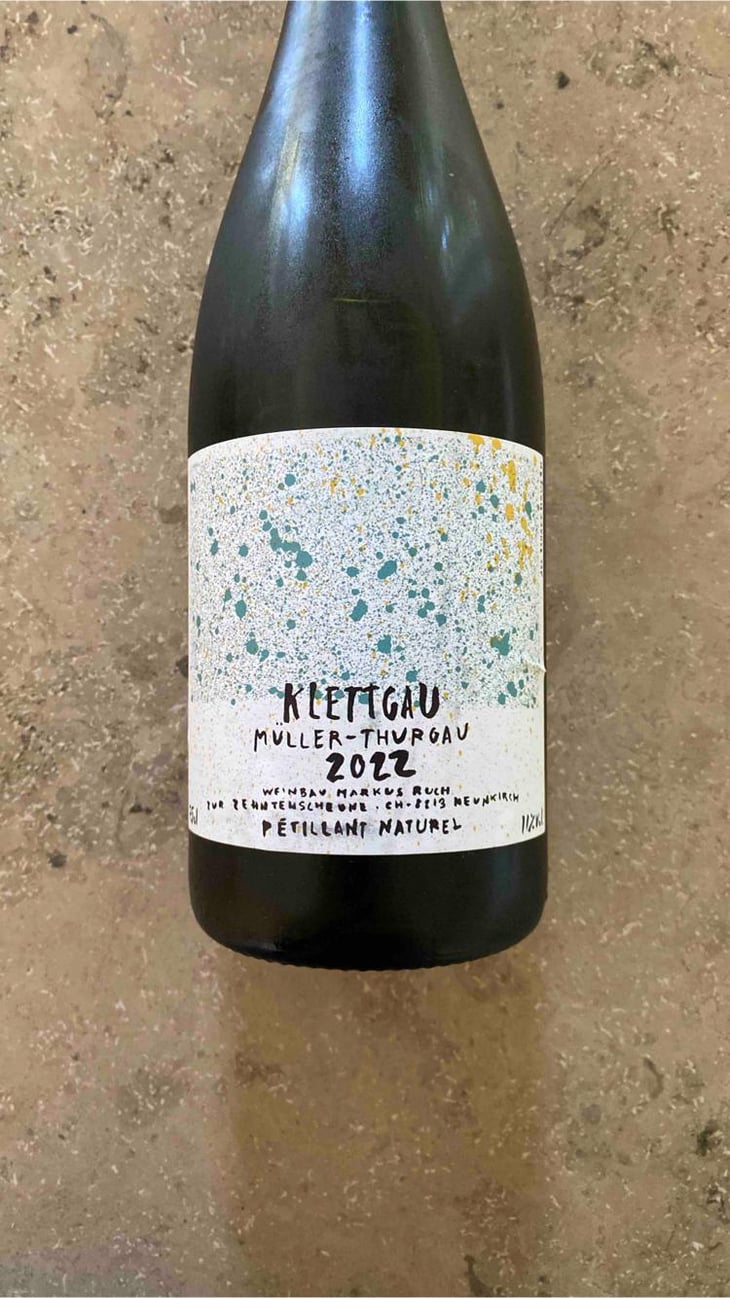 Pet Nat Muller Thurgau - Weinbau Markus Ruch - Markus Ruch 