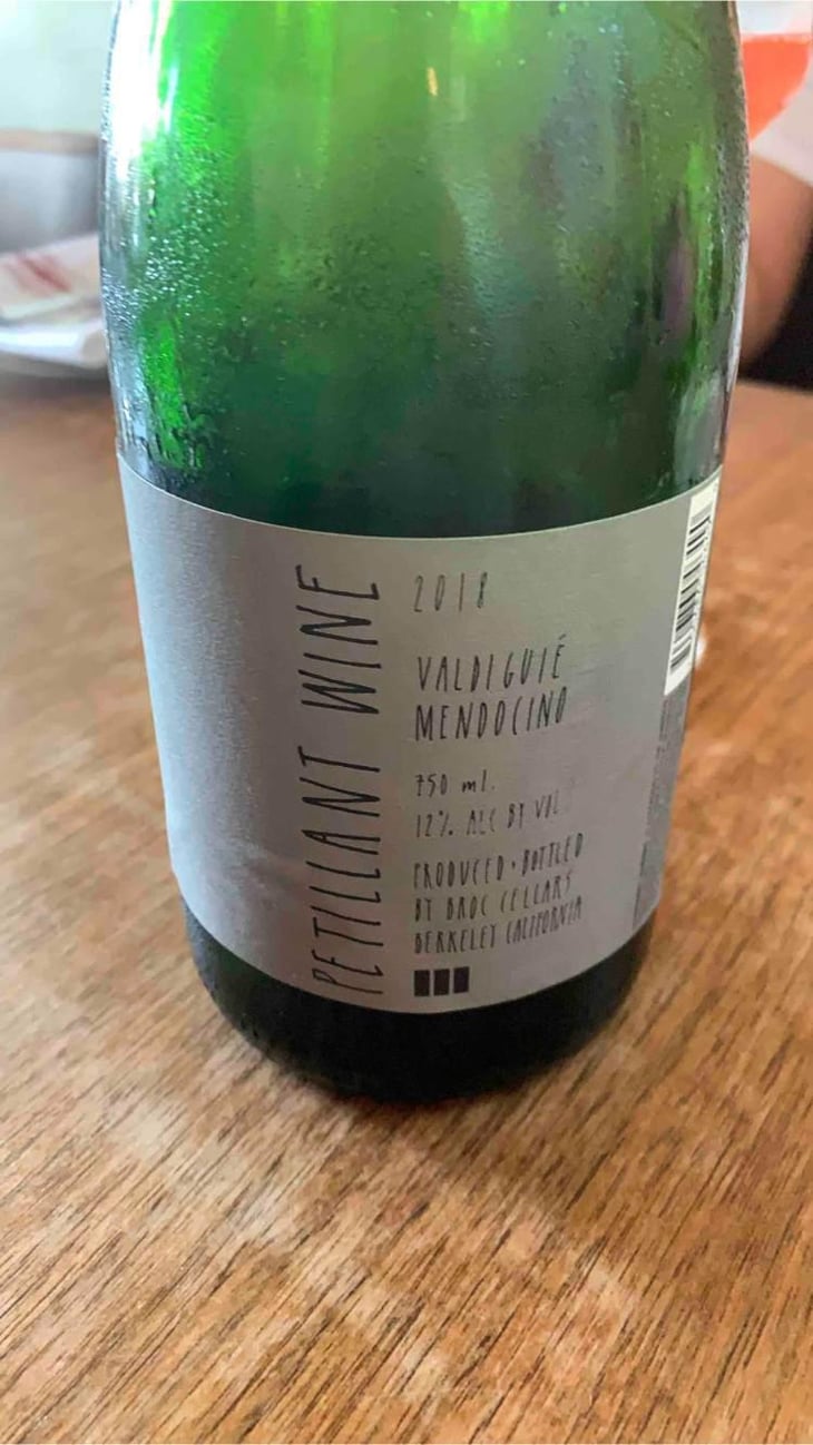 Petillant Wine - Broc Cellars - Chris Brockway 