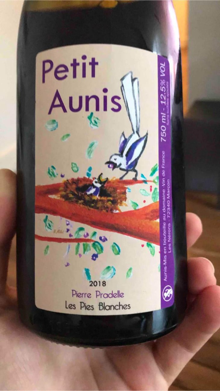 Petit Aunis 2018 2018 - Domaine des Pies Blanches - Pierre Pradelle 