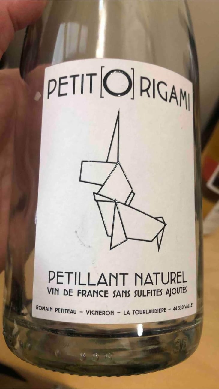 Petit Origami - Domaine de la Tourlaudière - Romain Petiteau 
