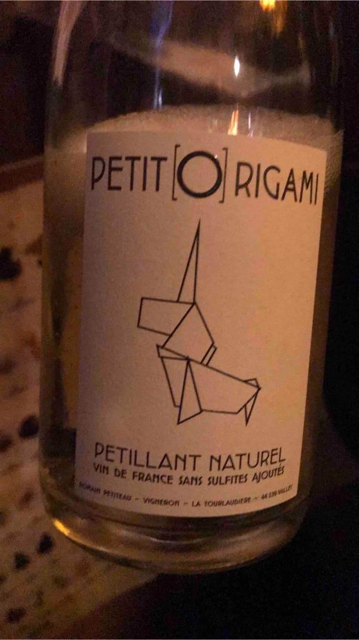 Petit Origami - Domaine de la Tourlaudière - Romain Petiteau 