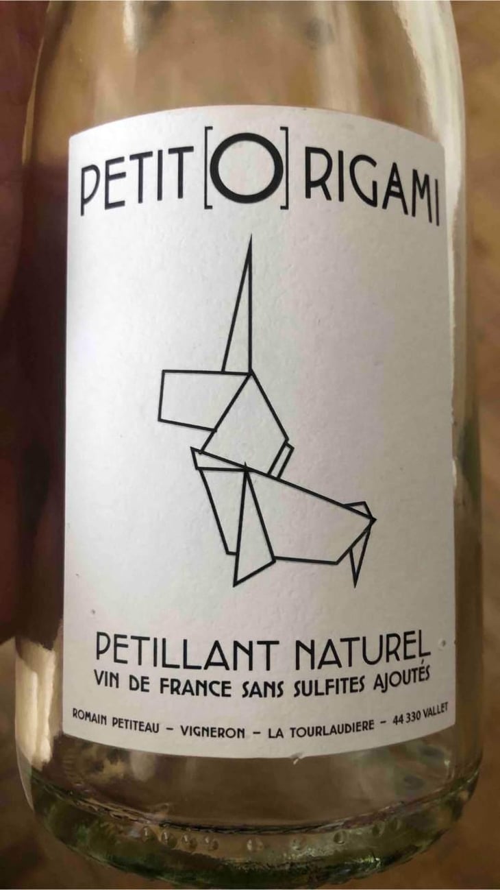 Petit Origami - Domaine de la Tourlaudière - Romain Petiteau 