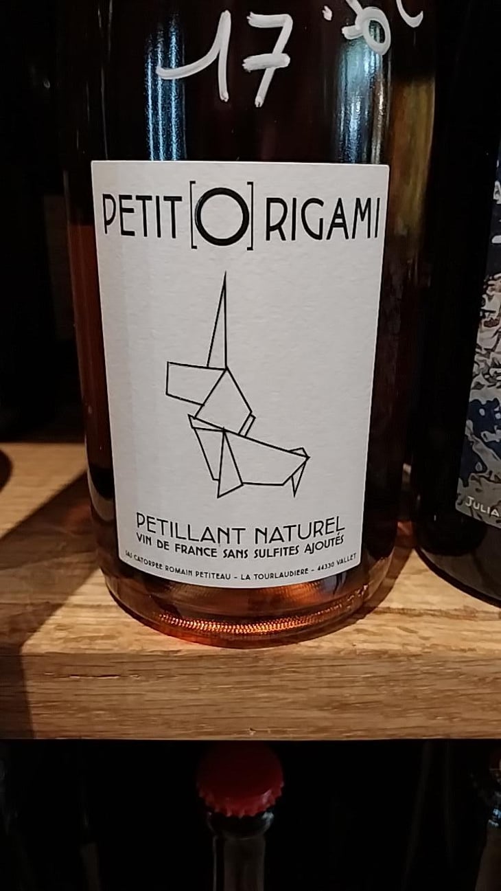 Petit Origami - Domaine de la Tourlaudière - Romain Petiteau 