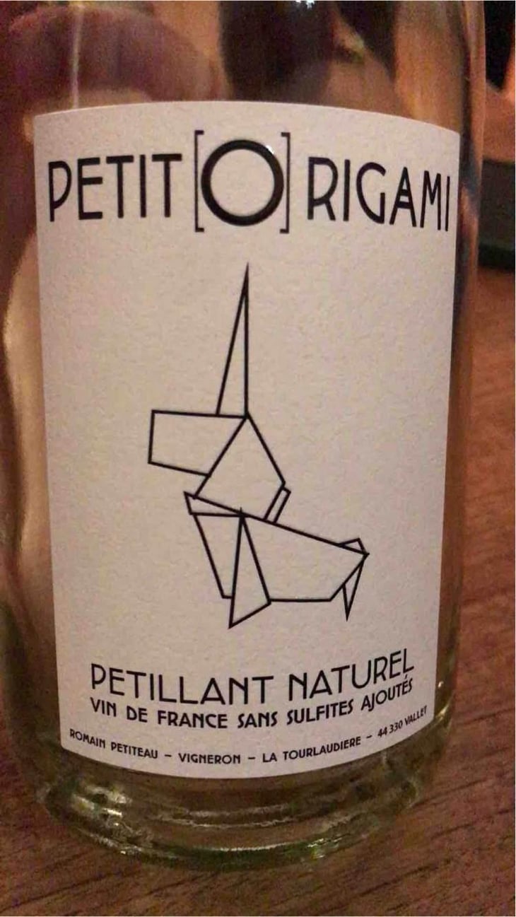 Petit Origami - Domaine de la Tourlaudière - Romain Petiteau 