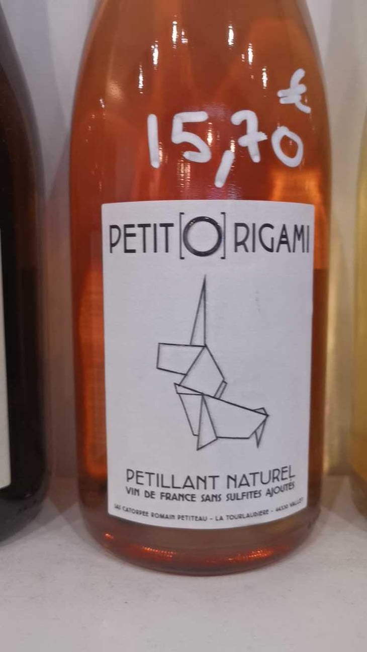 Petit Origami - Domaine de la Tourlaudière - Romain Petiteau 