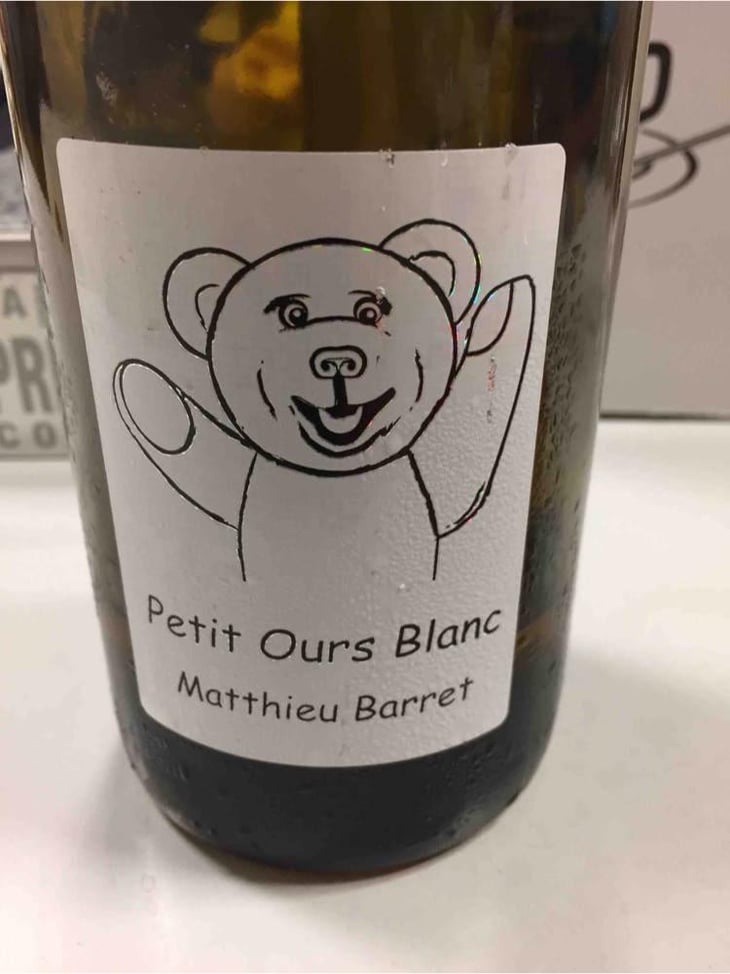 Petit Ours Blanc - Domaine du Coulet - Matthieu Barret 