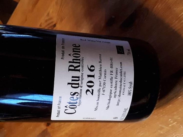 Petit Ours - Domaine du Coulet - Matthieu Barret 