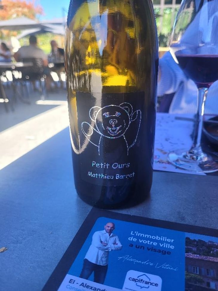 Petit Ours - Domaine du Coulet - Matthieu Barret 
