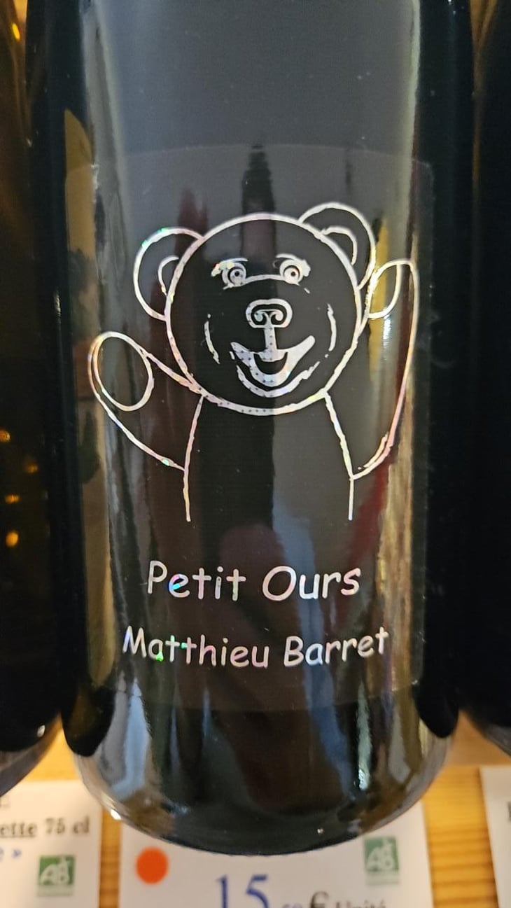 Petit Ours - Domaine du Coulet - Matthieu Barret 