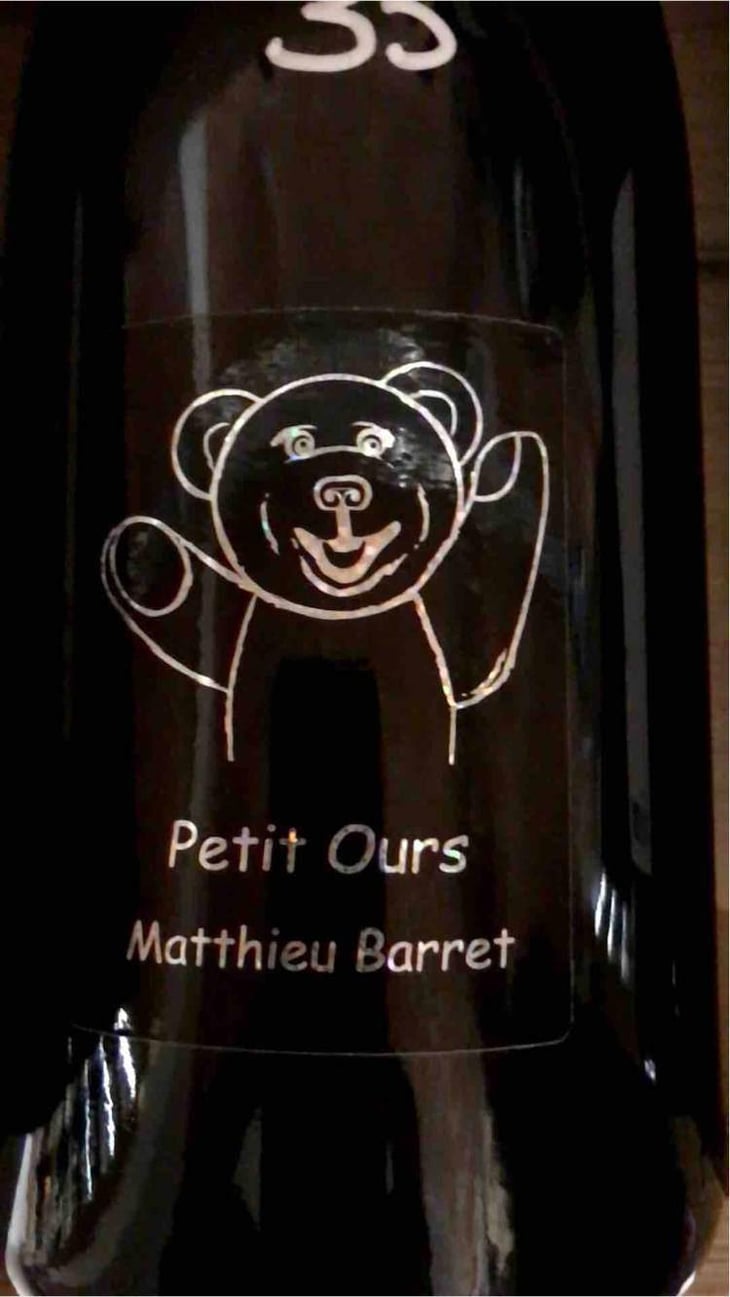 Petit Ours - Domaine du Coulet - Matthieu Barret 