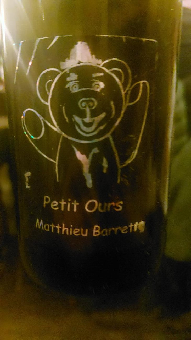 Petit Ours - Domaine du Coulet - Matthieu Barret 