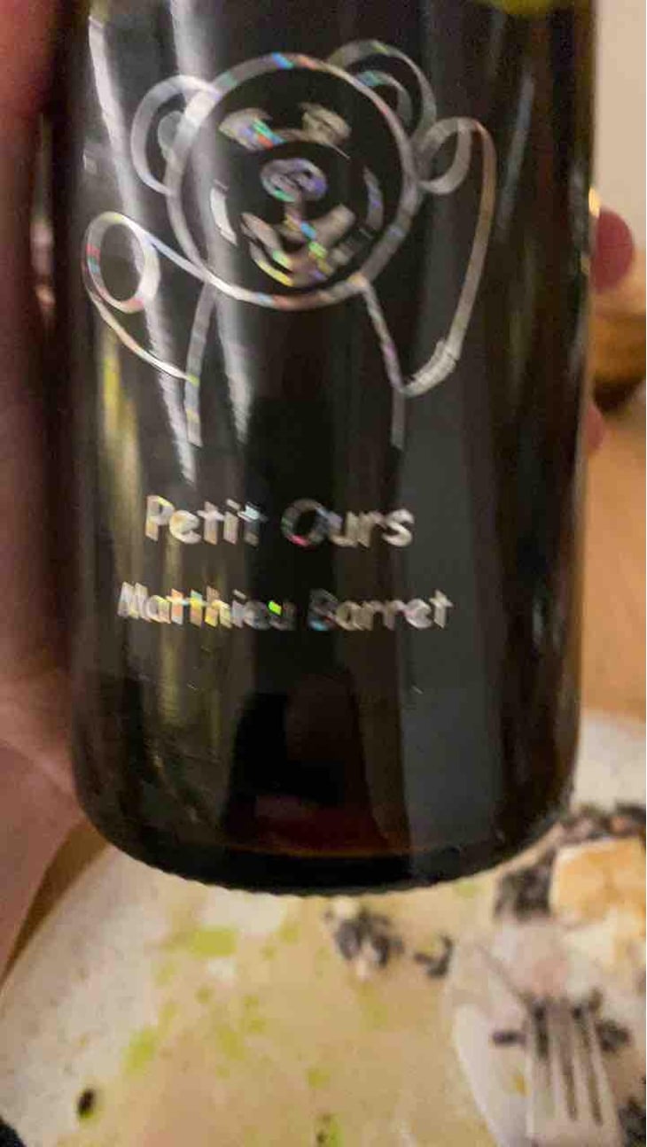 Petit Ours - Domaine du Coulet - Matthieu Barret 