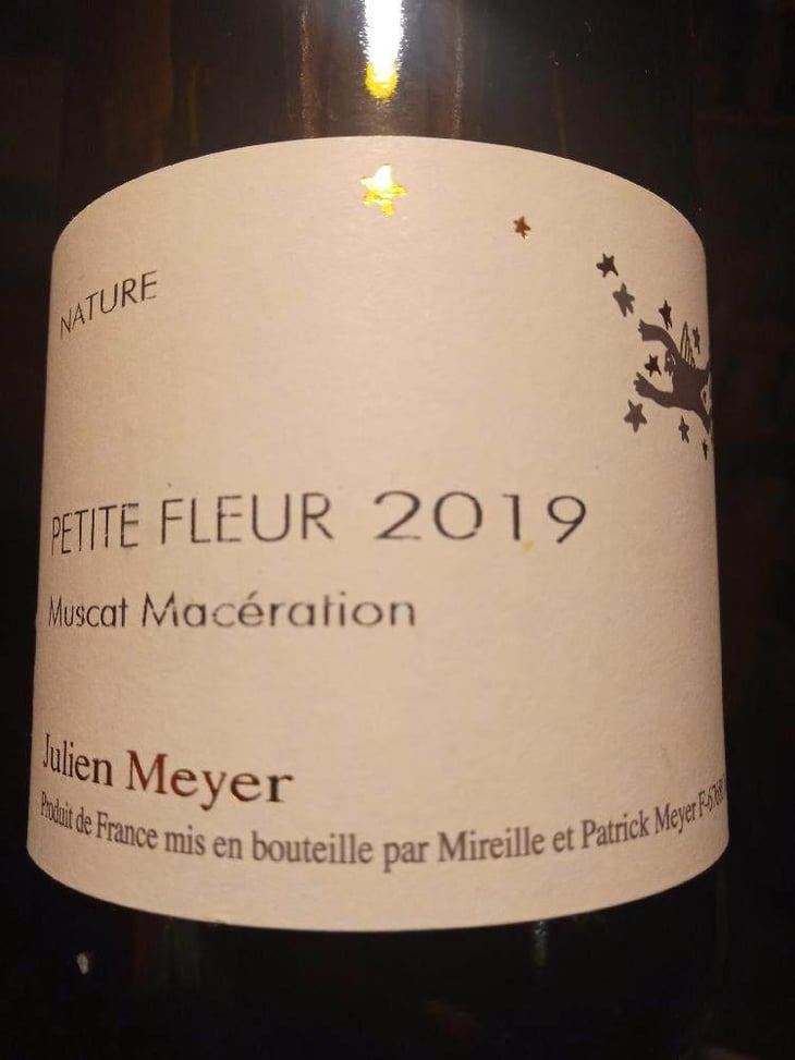 Petite Fleur Muscat de Macération - Domaine Julien Meyer - Patrick Meyer 