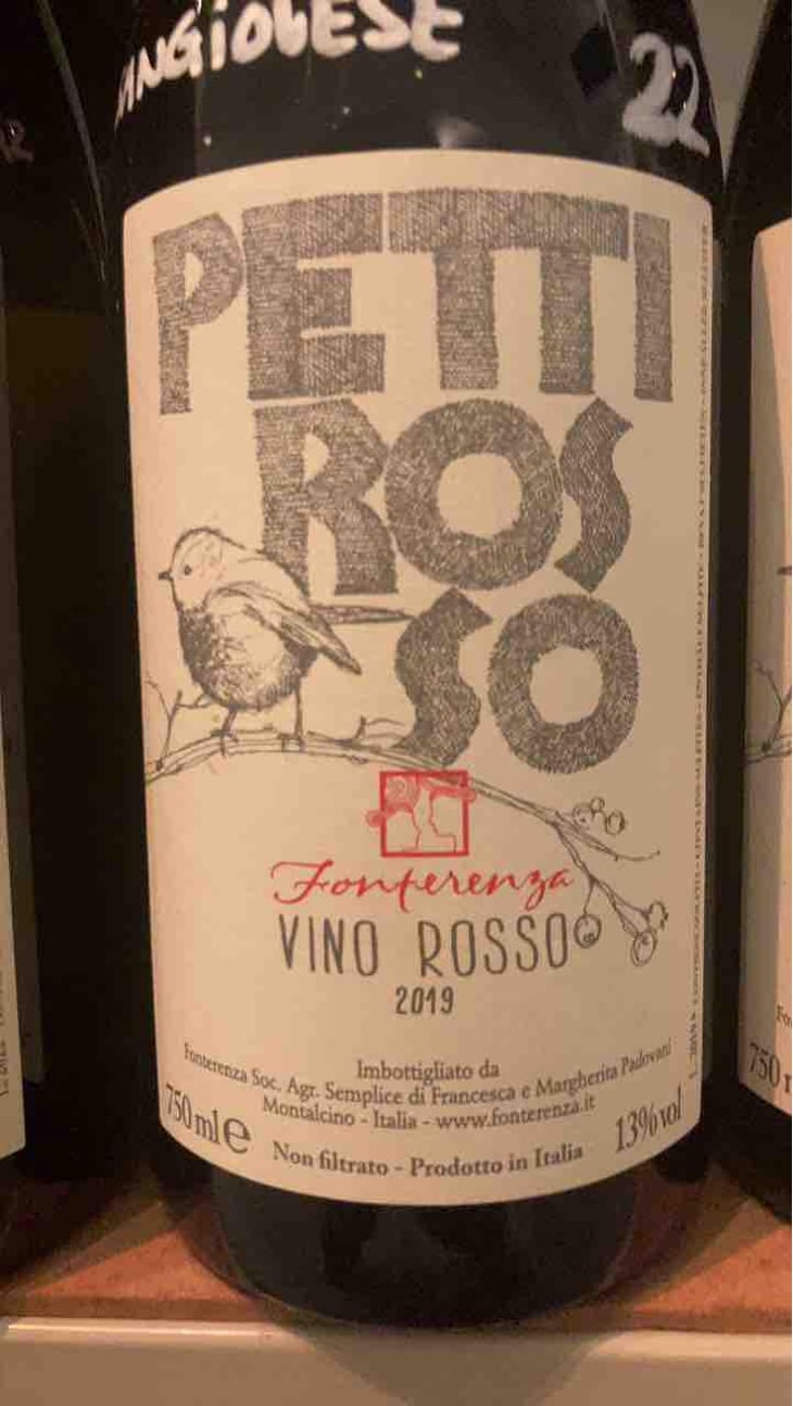 Pettirosso - Azienda Agricola Fonterenza - Margherita & Francesca Padovani 