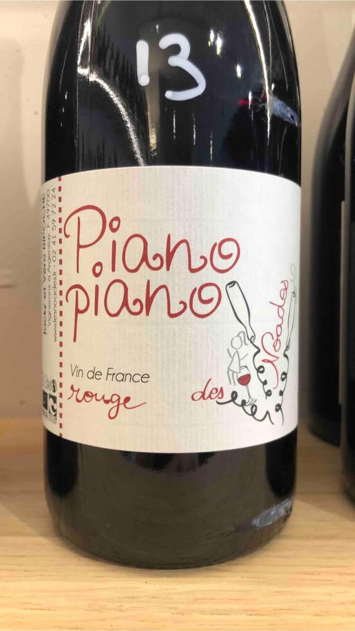 Piano Piano Vin Rouge - Les Noades - Jacky & Vero Ripoche 