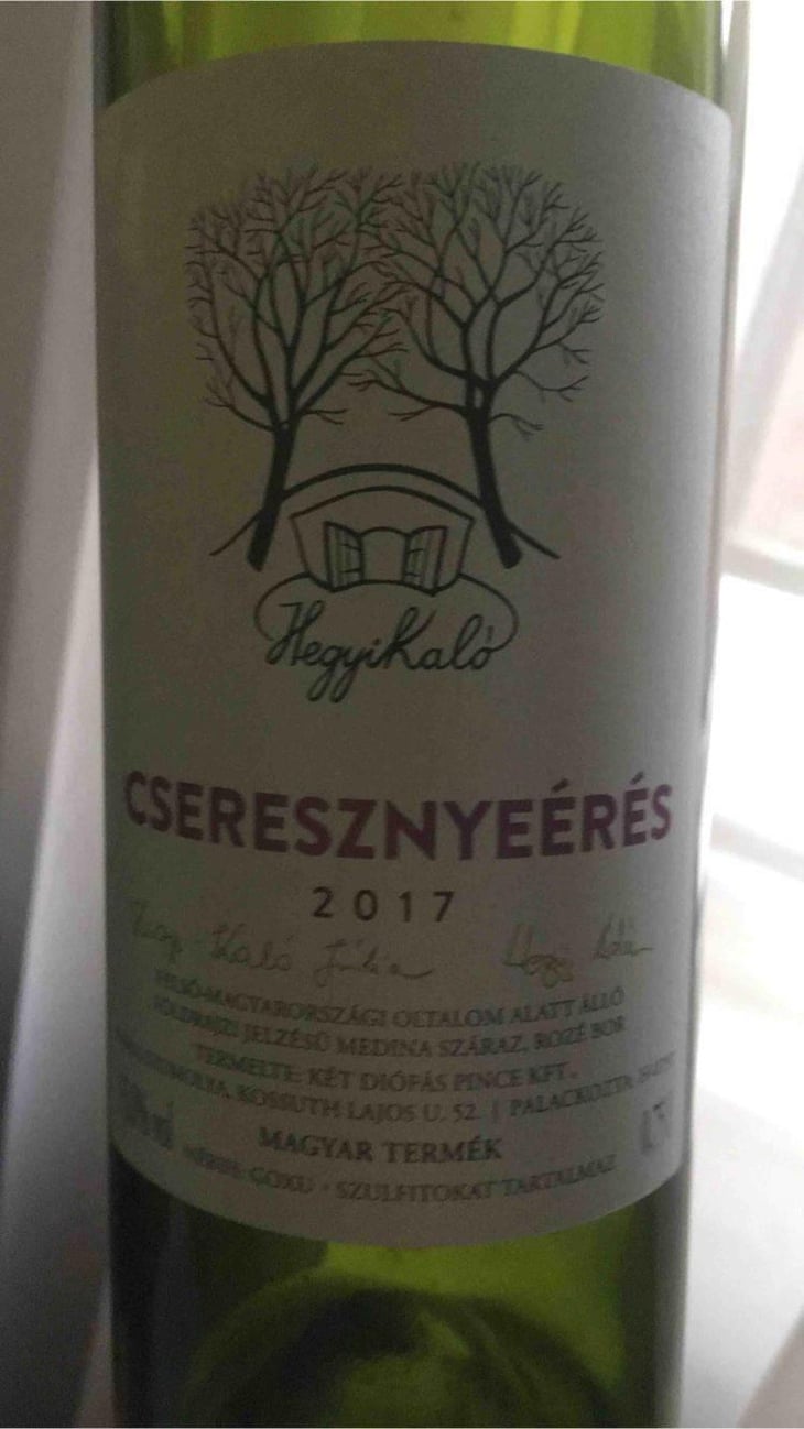 Cseresznyeérés - Hegyi-Kaló Pince - Júlia Hegyi-Kaló & Ádám István Hegyi 