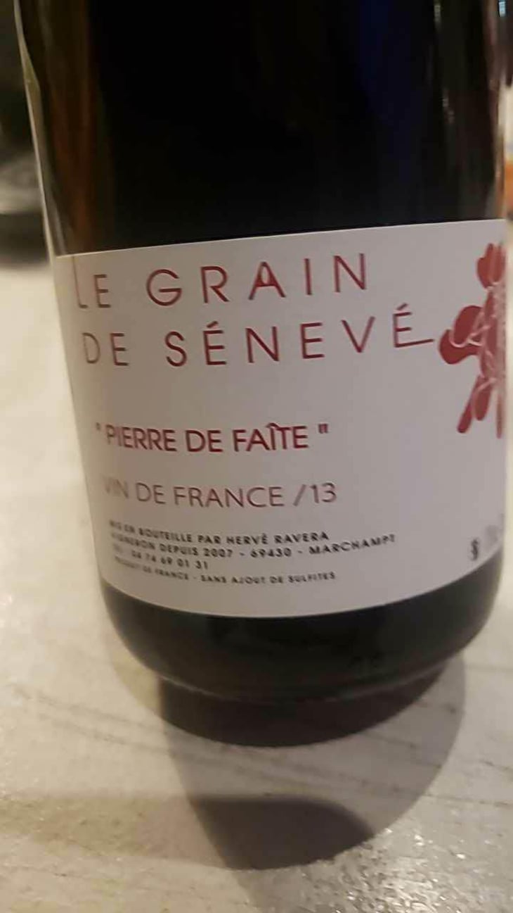Pierre de Faîte - Le Grain de Sénevé - Adeline et Hervé Ravera 