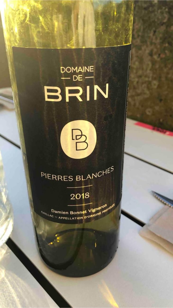 Pierres Blanches - Domaine de Brin - Damien Bonnet 