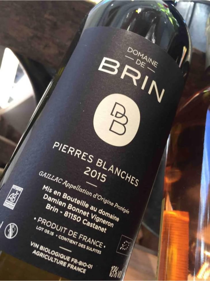 Pierres Blanches - Domaine de Brin - Damien Bonnet 