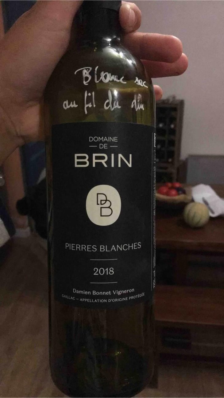 Pierres Blanches - Domaine de Brin - Damien Bonnet 
