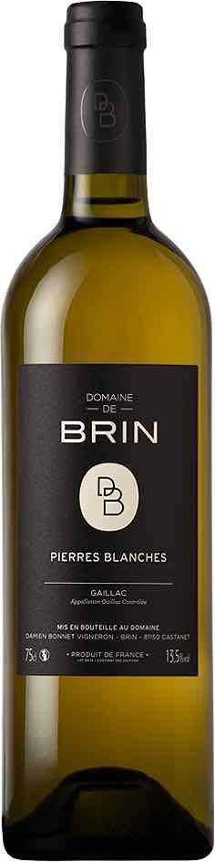 Pierres Blanches - Domaine de Brin - Damien Bonnet 