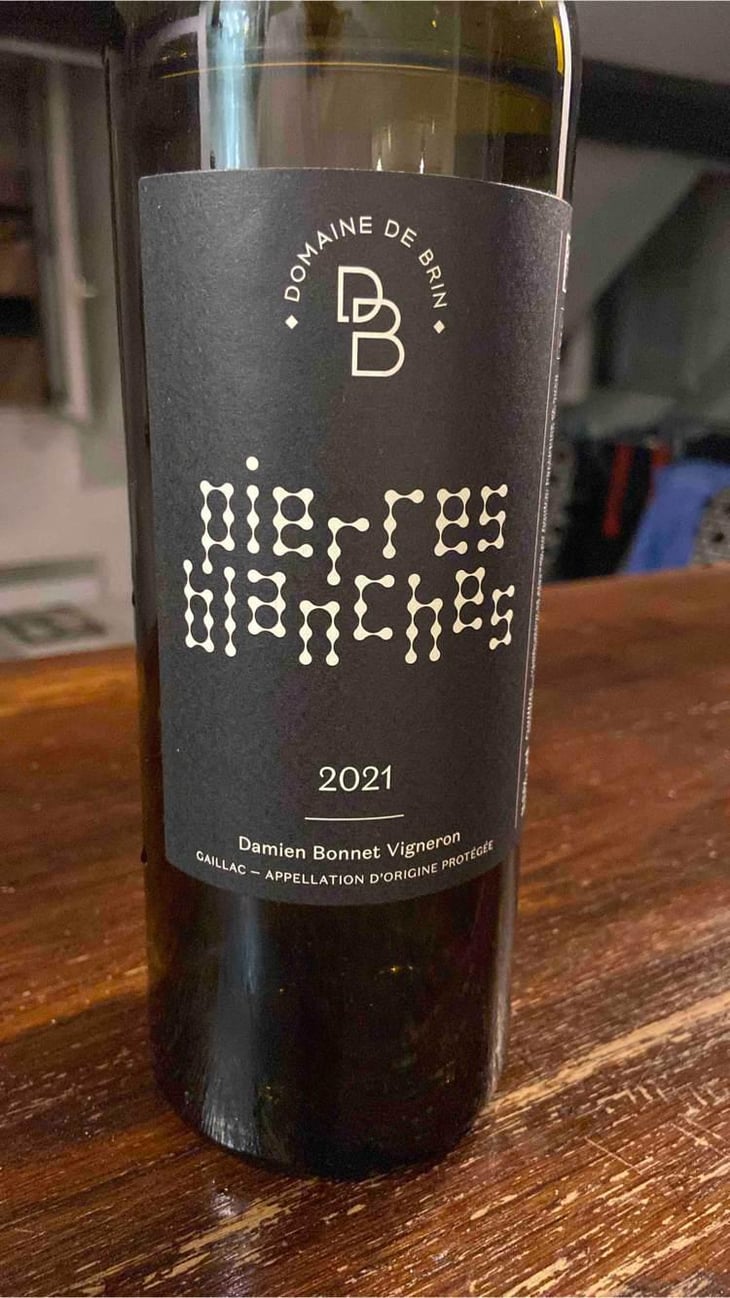 Pierres Blanches - Domaine de Brin - Damien Bonnet 