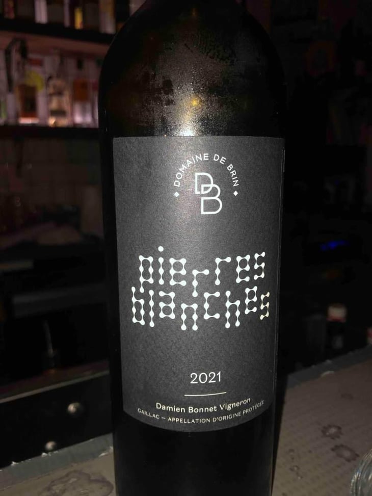 Pierres Blanches - Domaine de Brin - Damien Bonnet 