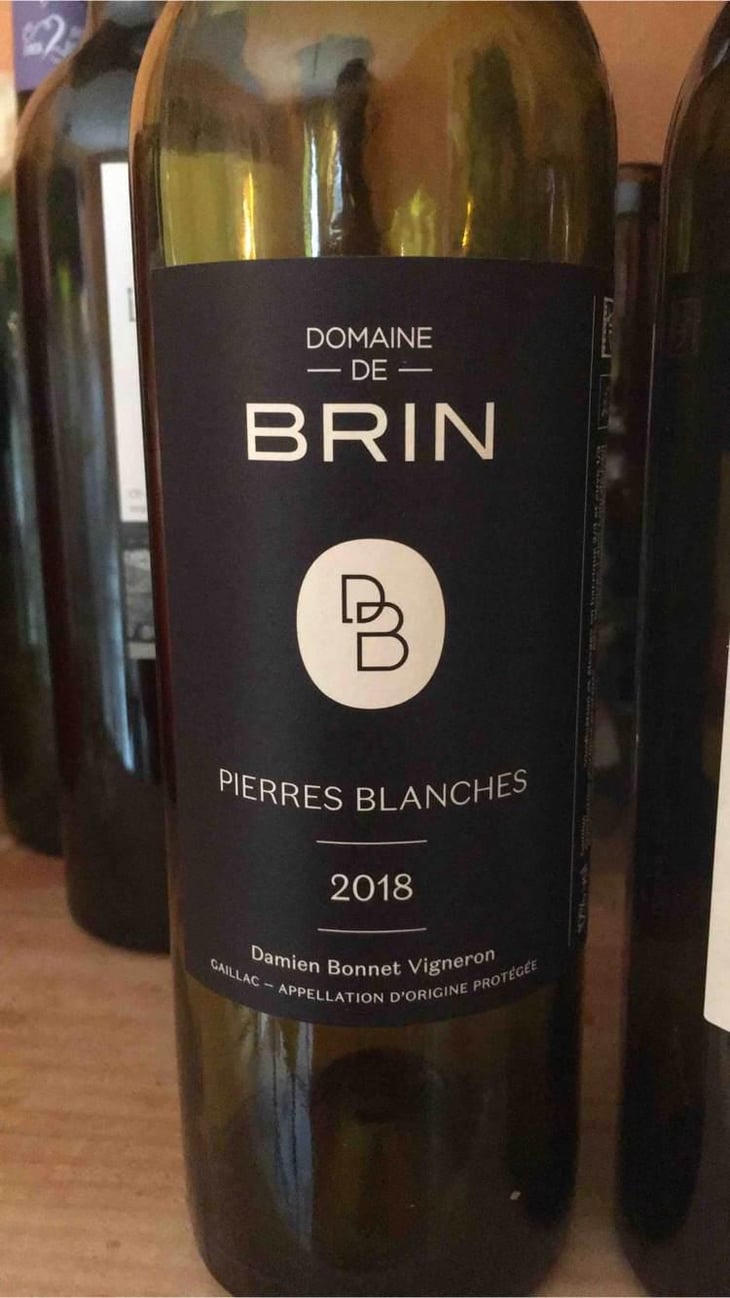Pierres Blanches - Domaine de Brin - Damien Bonnet 