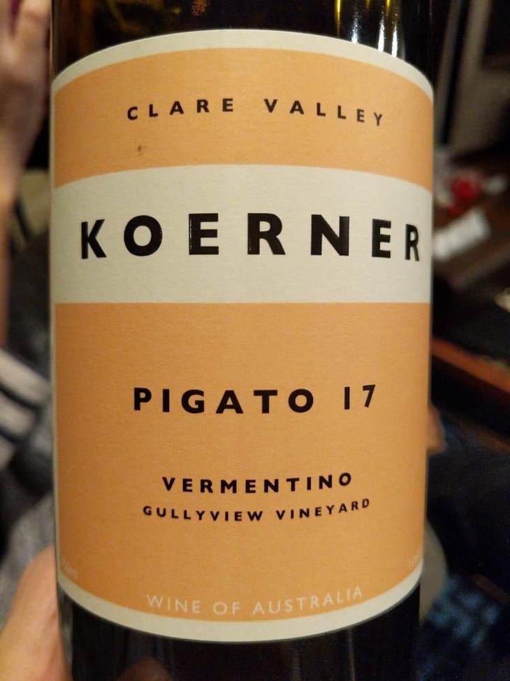 Pigato - Koerner Wine - Damon & Jono Koerner 