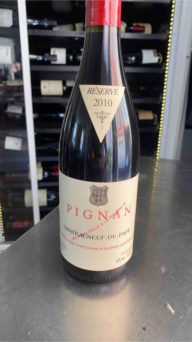 "Pignan" - Châteauneuf-du-Pape - Château Rayas - Château des Tours - Château de Fonsalette - Emmanuel Reynaud 