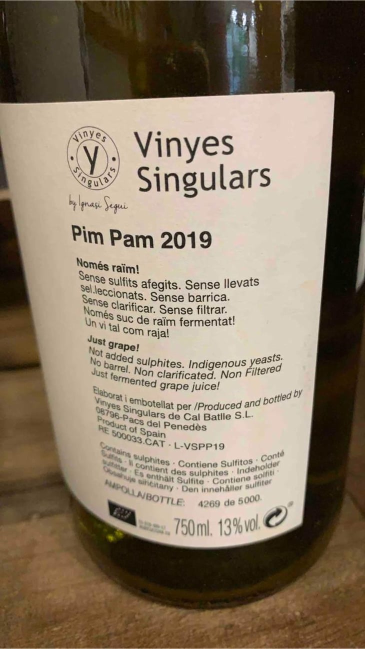 Pim Pam - Vinyes Singulars - Ignasi Segui 