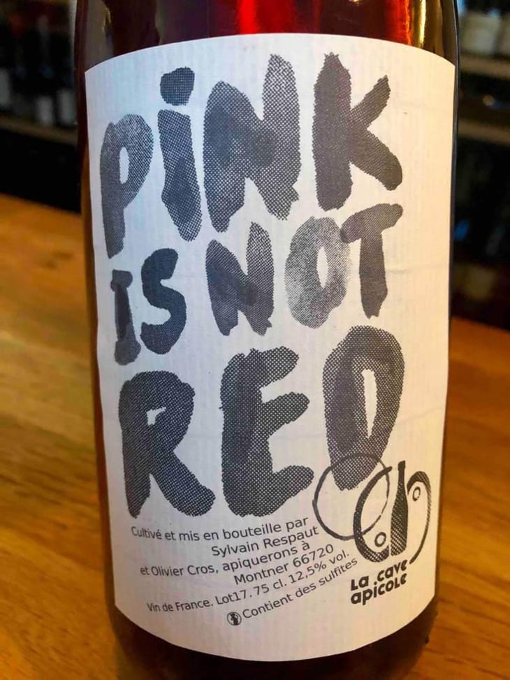 Pink is not Red (label after 2016) - La Cave Apicole - Sylvain Respaut & Olivier Cros 