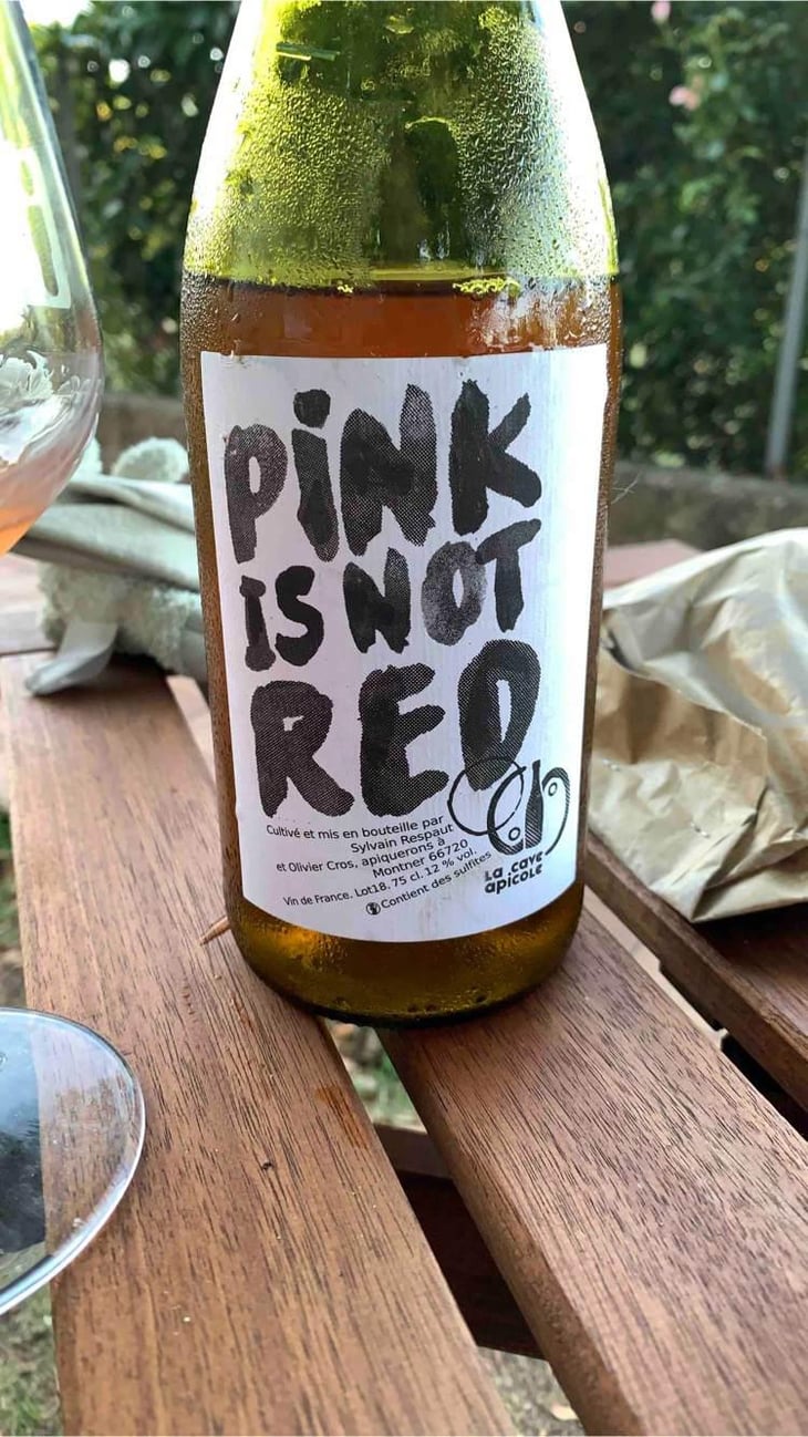 Pink is not Red (label after 2016) - La Cave Apicole - Sylvain Respaut & Olivier Cros 