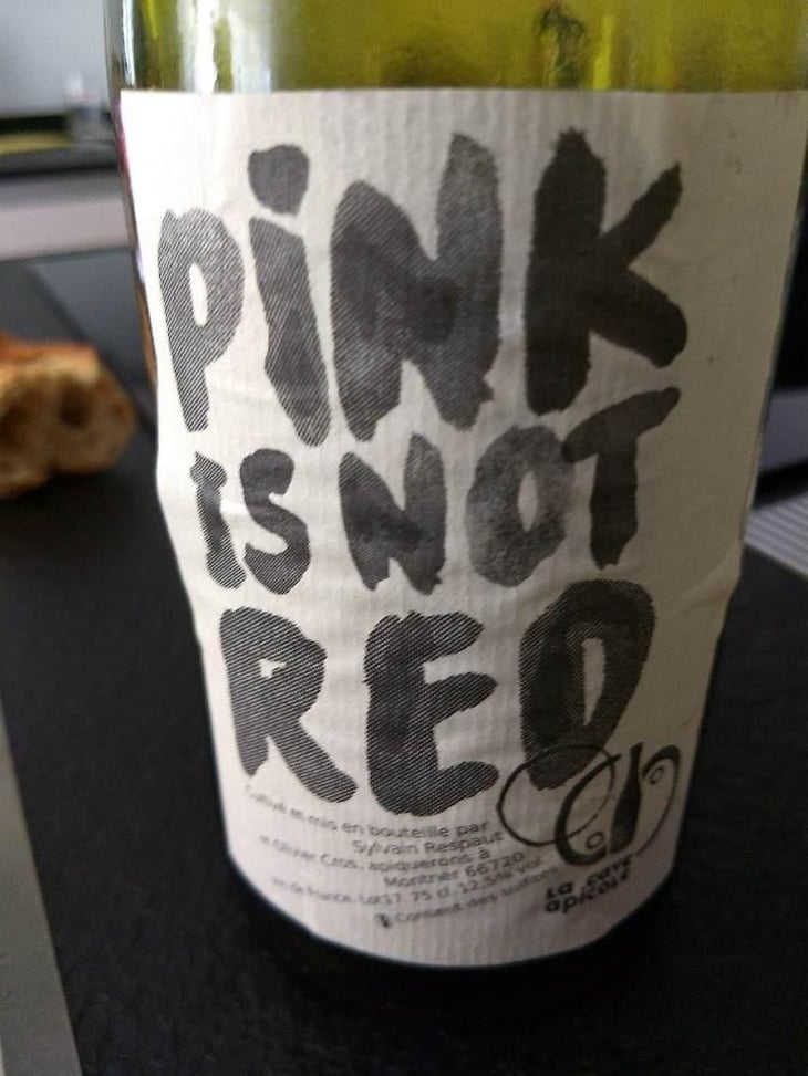 Pink is not Red (label after 2016) - La Cave Apicole - Sylvain Respaut & Olivier Cros 