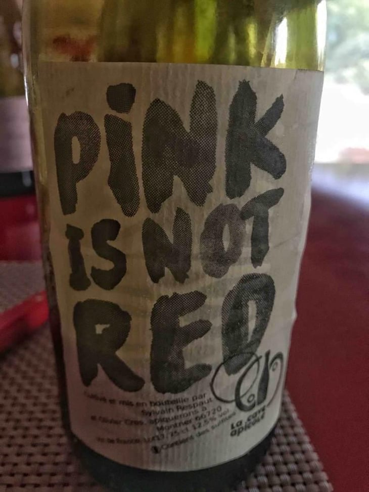 Pink is not Red (label after 2016) - La Cave Apicole - Sylvain Respaut & Olivier Cros 