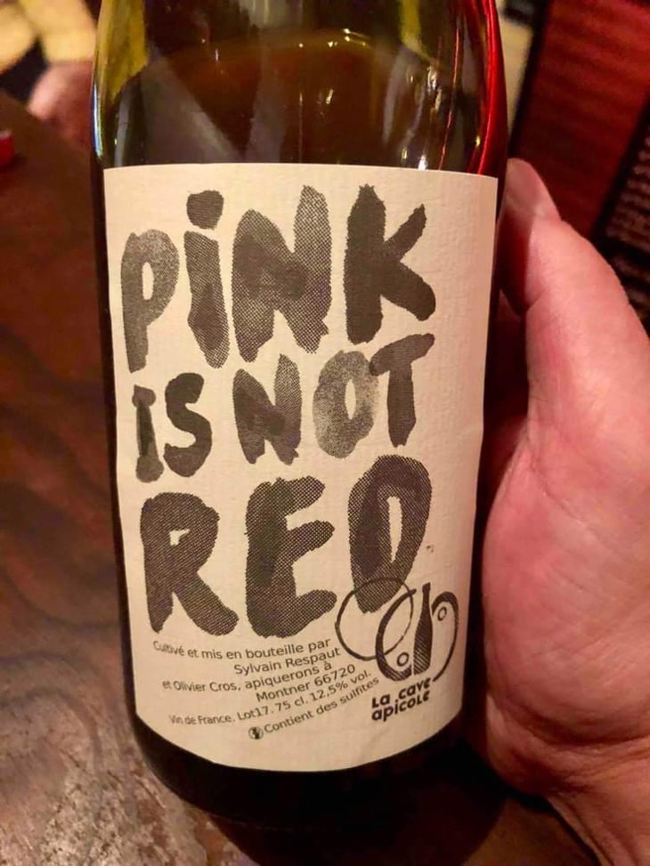 Pink is not Red (label after 2016) - La Cave Apicole - Sylvain Respaut & Olivier Cros 