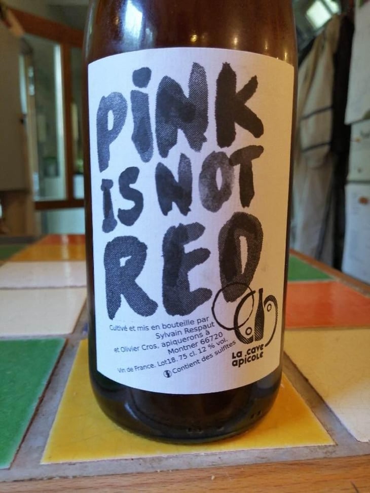 Pink is not Red (label after 2016) - La Cave Apicole - Sylvain Respaut & Olivier Cros 