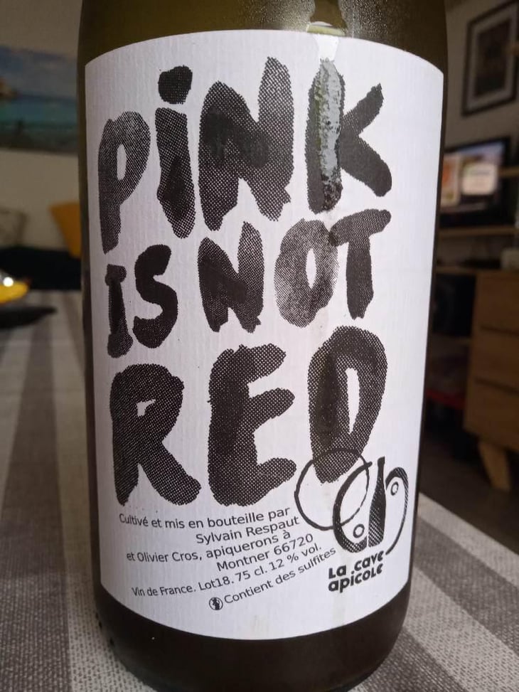 Pink is not Red (label after 2016) - La Cave Apicole - Sylvain Respaut & Olivier Cros 