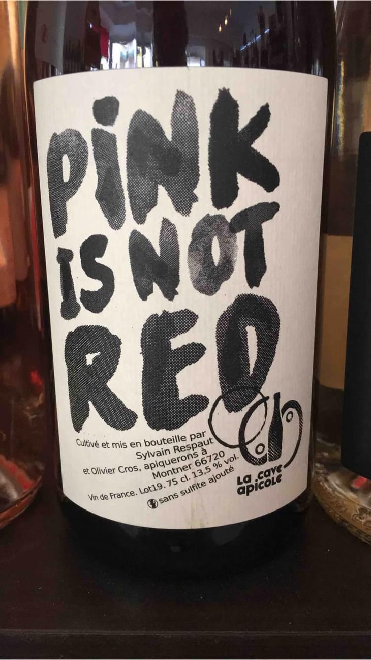 Pink is not Red (label after 2016) - La Cave Apicole - Sylvain Respaut & Olivier Cros 