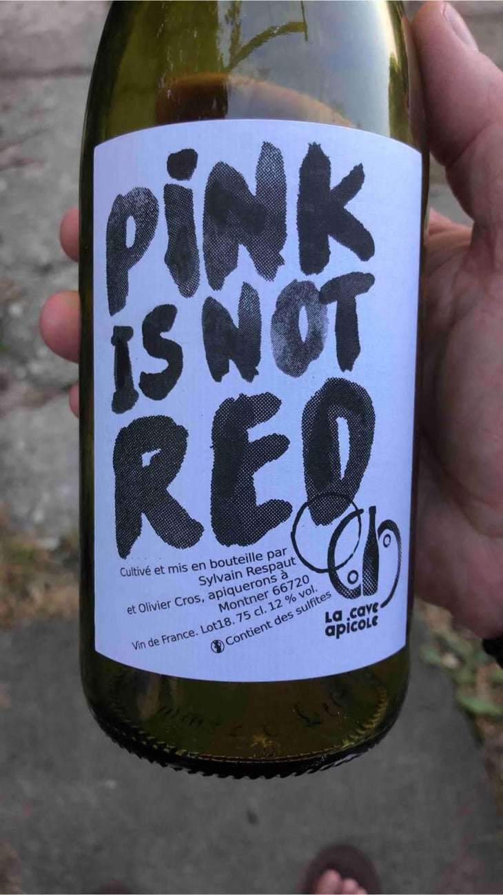 Pink is not Red (label after 2016) - La Cave Apicole - Sylvain Respaut & Olivier Cros 