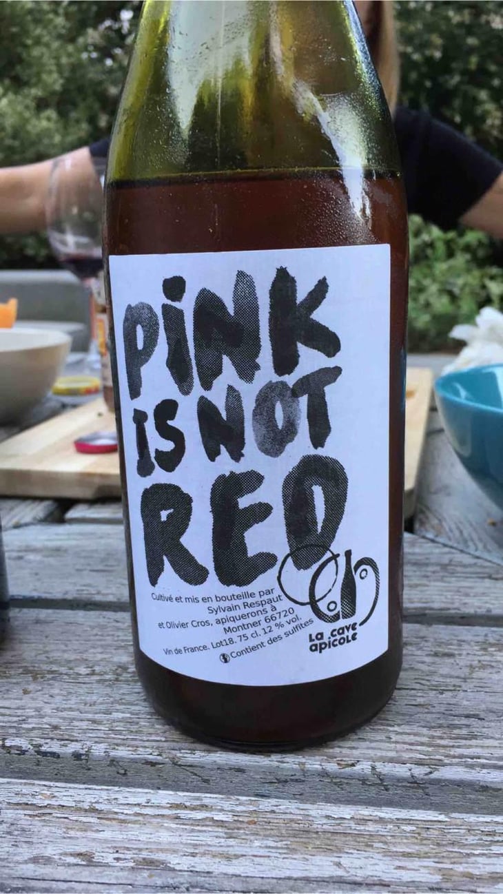 Pink is not Red (label after 2016) - La Cave Apicole - Sylvain Respaut & Olivier Cros 