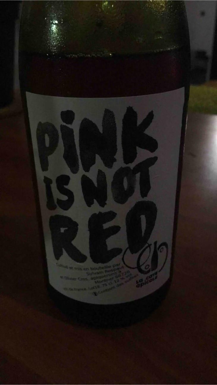 Pink is not Red (label after 2016) - La Cave Apicole - Sylvain Respaut & Olivier Cros 