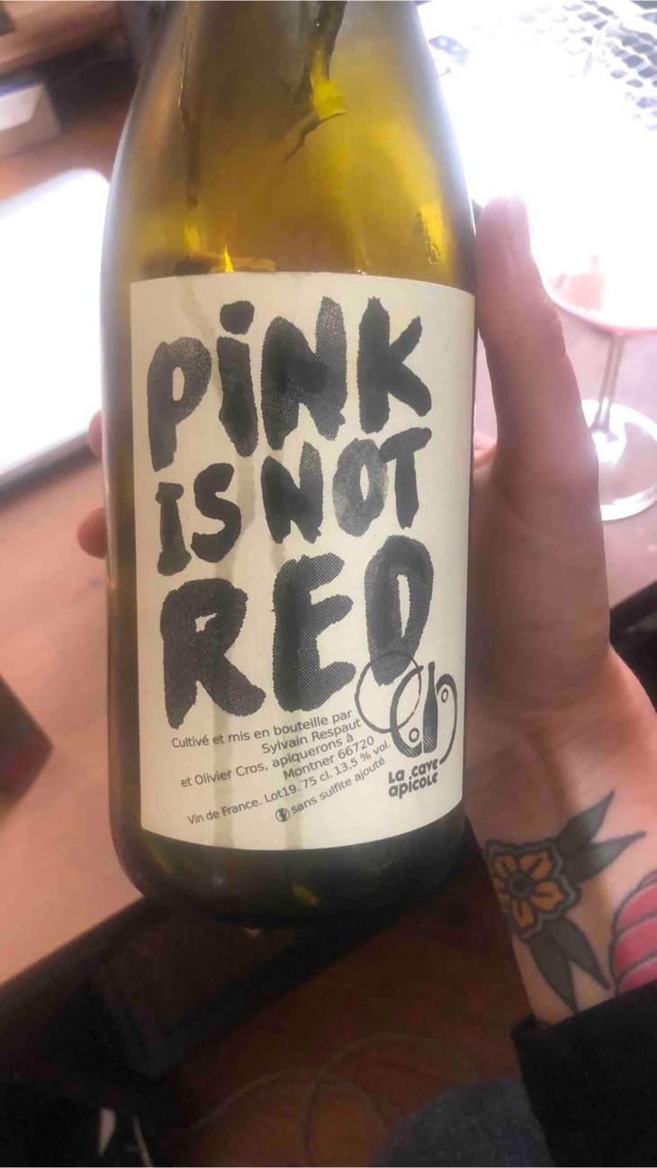 Pink is not Red (label after 2016) - La Cave Apicole - Sylvain Respaut & Olivier Cros 