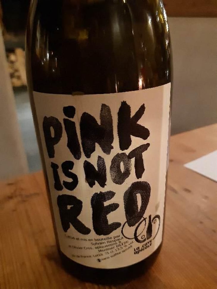 Pink is not Red (label after 2016) - La Cave Apicole - Sylvain Respaut & Olivier Cros 