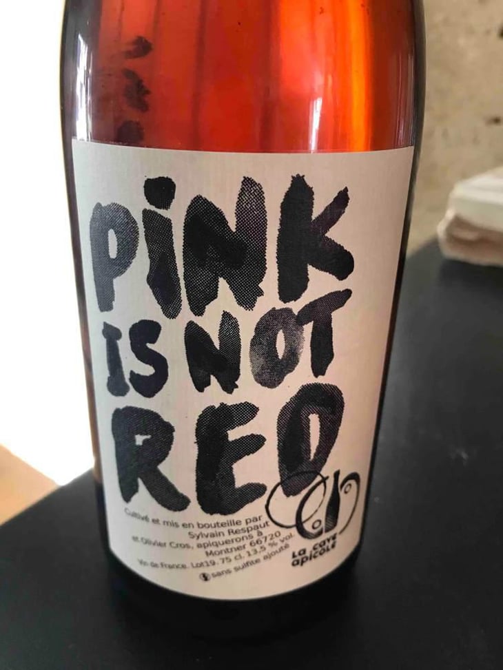 Pink is not Red (label after 2016) - La Cave Apicole - Sylvain Respaut & Olivier Cros 
