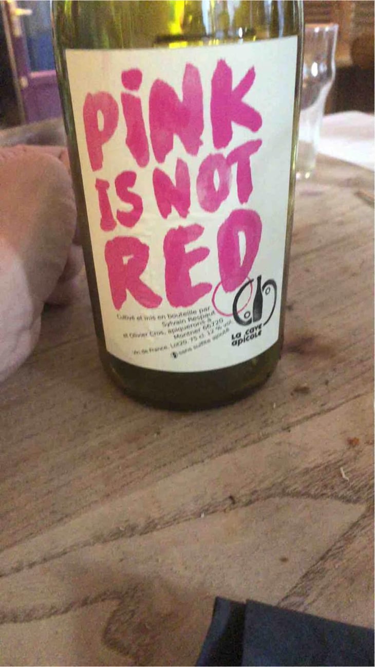 Pink is not Red (label after 2016) - La Cave Apicole - Sylvain Respaut & Olivier Cros 