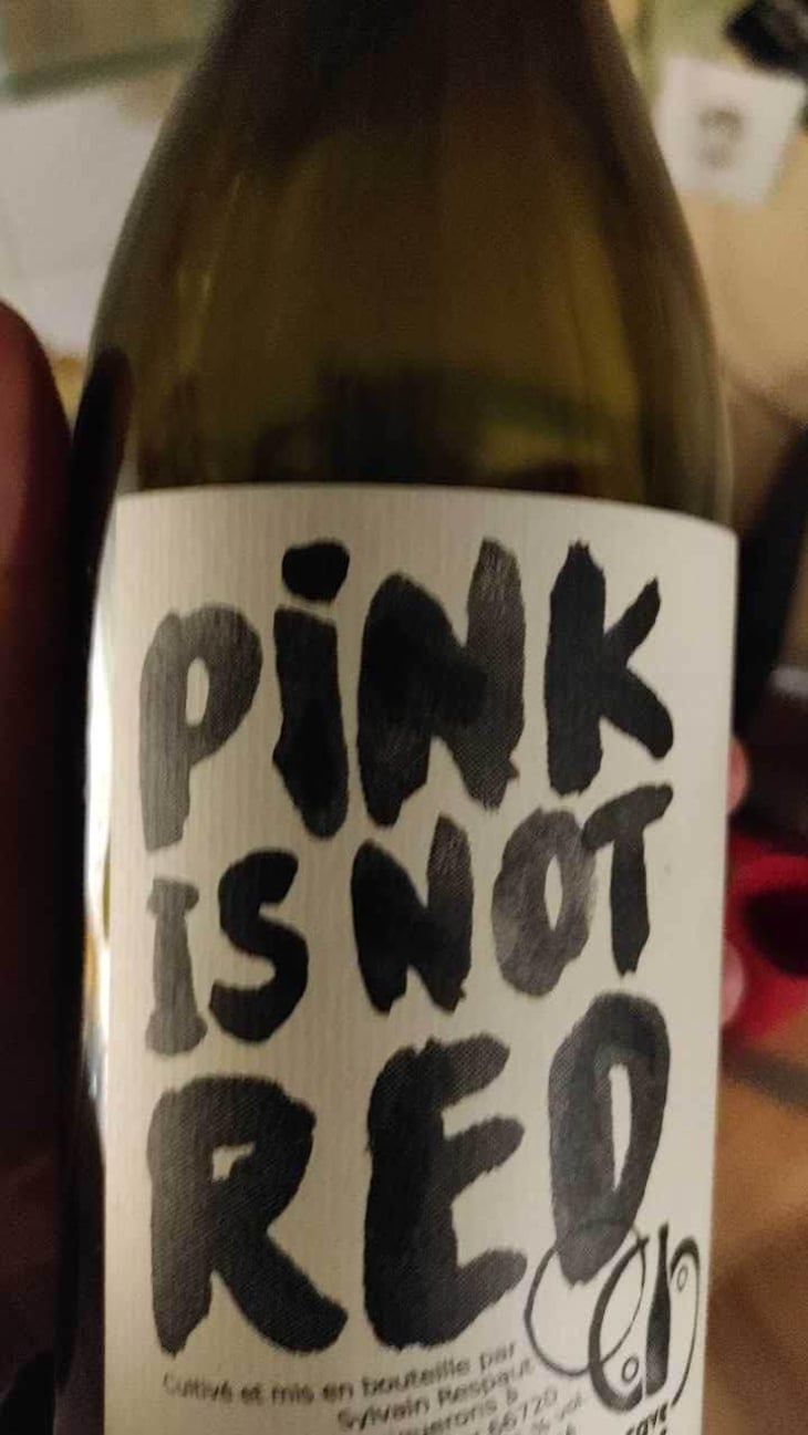 Pink is not Red (label after 2016) - La Cave Apicole - Sylvain Respaut & Olivier Cros 